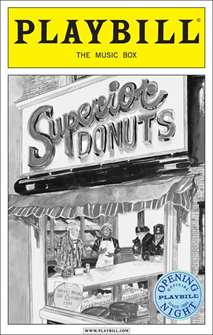 Superior Donuts Limited Edition Official Opening Night Playbill 
